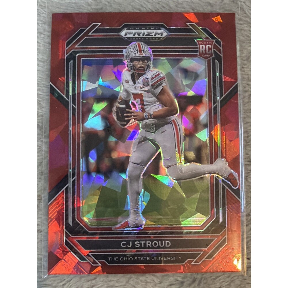 2023 Panini Prizm Draft Picks - C.J. Stroud #102 Red Ice Prizm (RC)